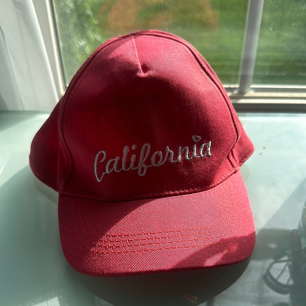 Hot Pink California Embroidered Cap